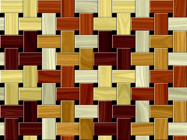 Padrão de piso de madeira sem costura gerada contrata textura — Fotografia de Stock