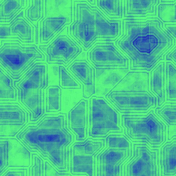 Circuits abstract seamless generated hires texture — Stock Photo, Image