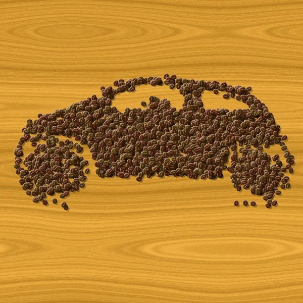 Кофе автомобиль генерируется текстура фона — стоковое фото