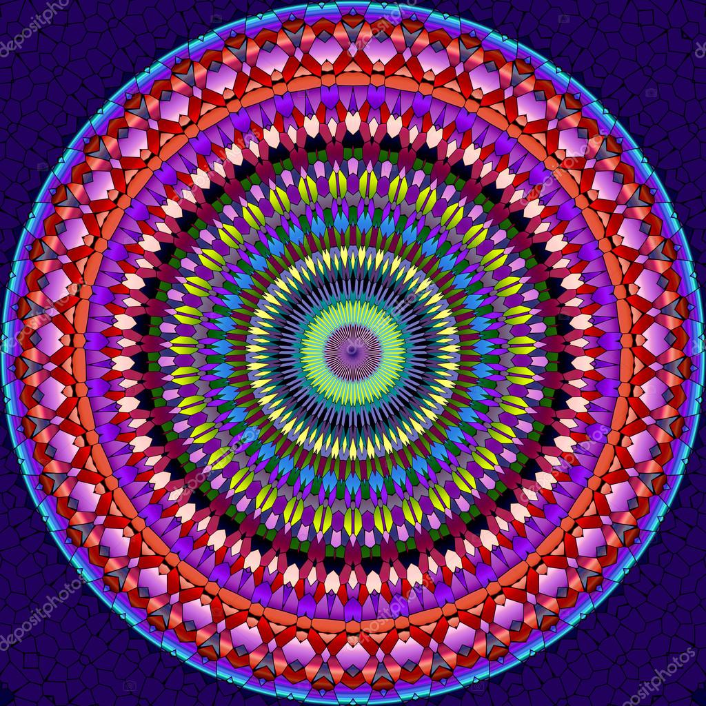 Mandala ornament generated texture — Stock Photo, Image