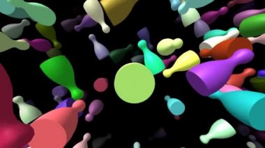 Adet uçan 3d video üretilen