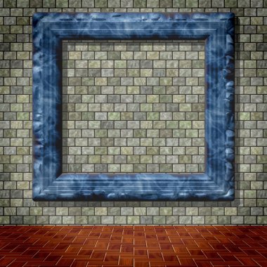 Boş oda resim ile oluşturulan doku