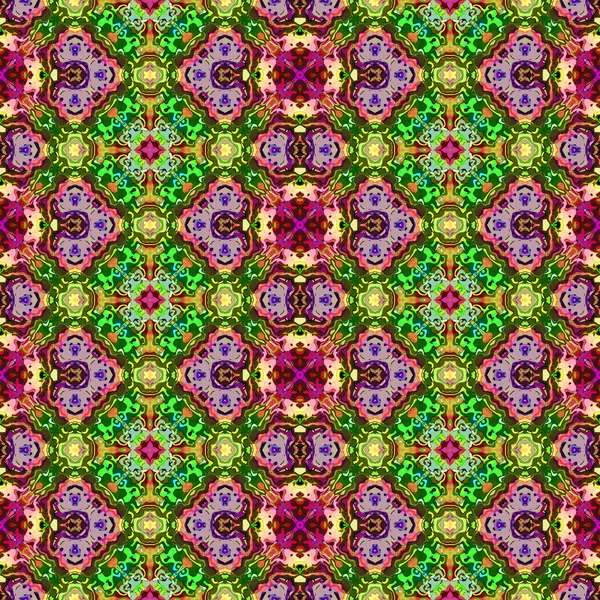 Kaleidoscopic seamless generated texture — Stock Photo, Image