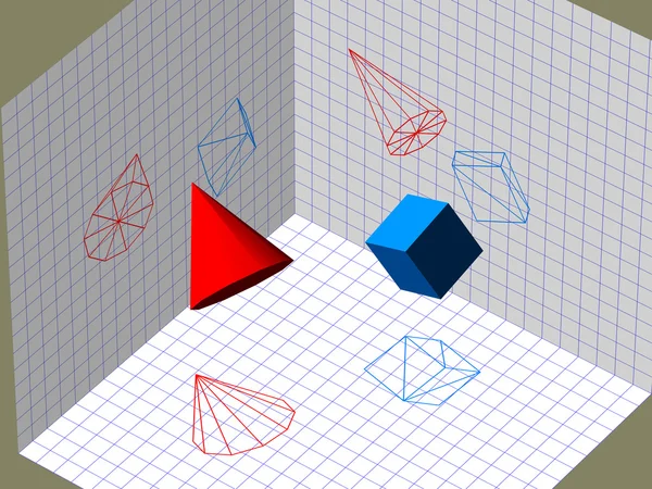Açıklayıcı geometri 3d projeksiyon