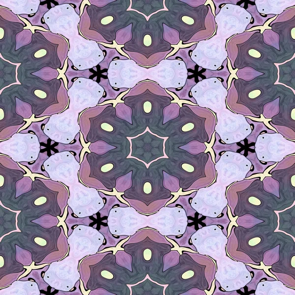 Kaleidoscopic seamless generated texture — Stock Photo, Image