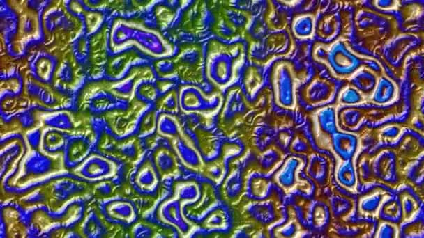 外星人的皮肤产生的泥无缝环视频 — 图库视频影像