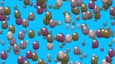 Video düşen Paskalya yumurta kesintisiz döngü