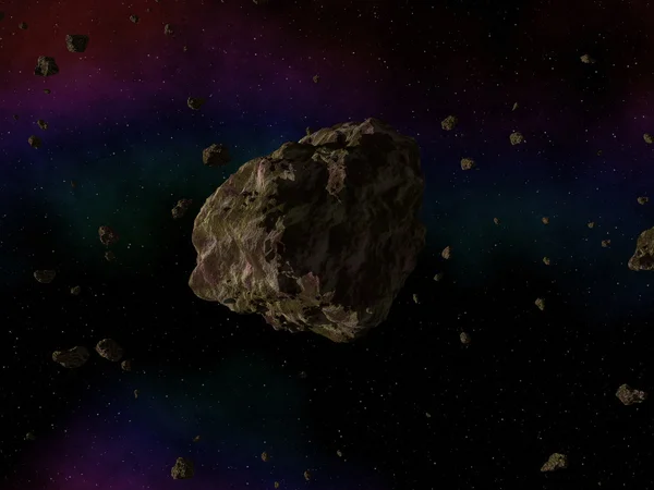 Asteroide nello spazio — Foto Stock