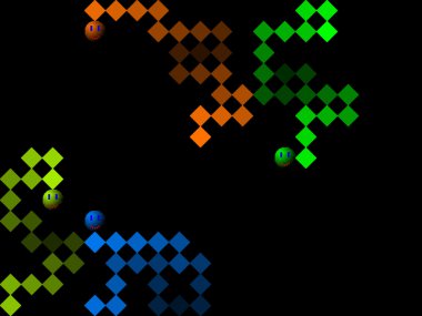 Yılan, retro tarzı oyun pixelated grafik