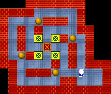 Kasalar, retro tarzı oyun pixelated grafik