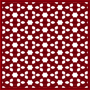 Beyaz arka plan üzerinde dekoratif çit doku oluşturulan