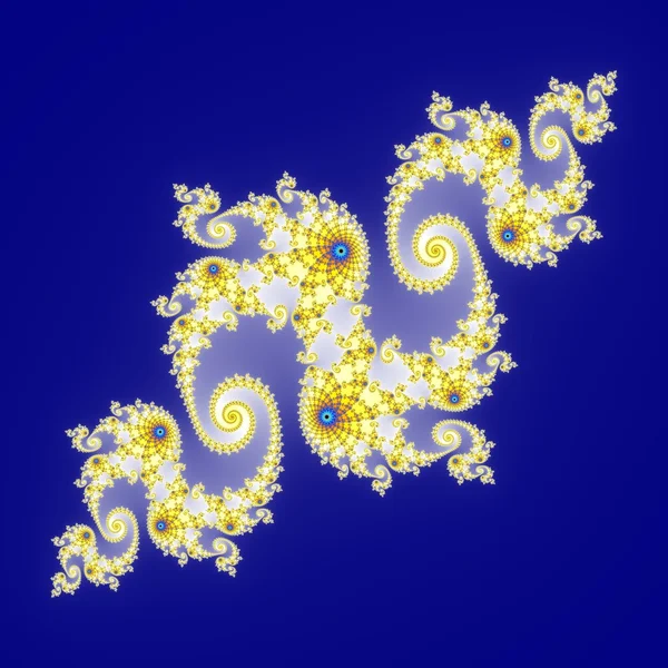 Padrão floral fractal — Fotografia de Stock