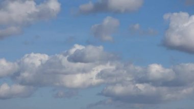 Uçak timelapse video ile gökyüzü