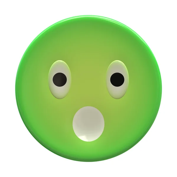 Emoticon plastic face — Stock Photo, Image