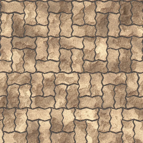 Textura generada sin costura del pavimento — Foto de Stock
