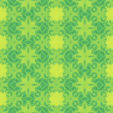 Fraktal çiçek desenli