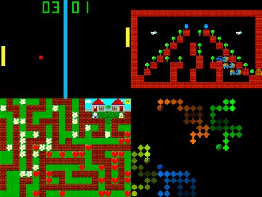 Retro tarzı oyun pixelated grafik kümesi