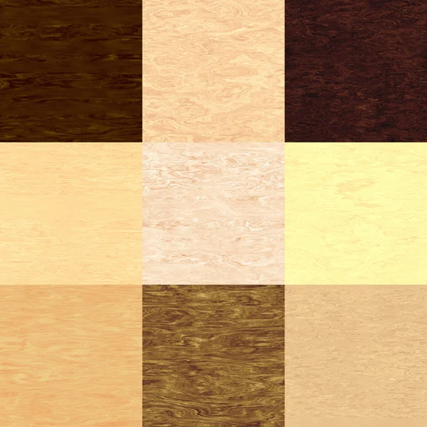 Set of plywood seamless generated textures — Stock Photo, Image