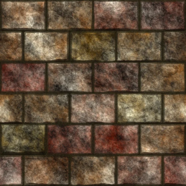 Stone wall seamless generated texture — Stock Photo, Image