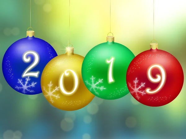 Happy New Year 2019 — Stock Photo, Image