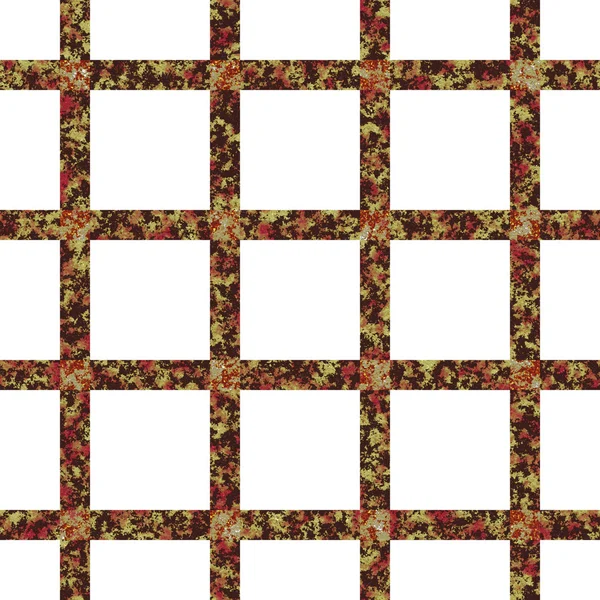 Rusted metal lattice generated seamless texture — Stock Photo, Image