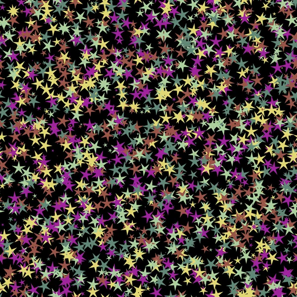 Hvězdy vytvořené textura vzor bezešvé — Stock fotografie