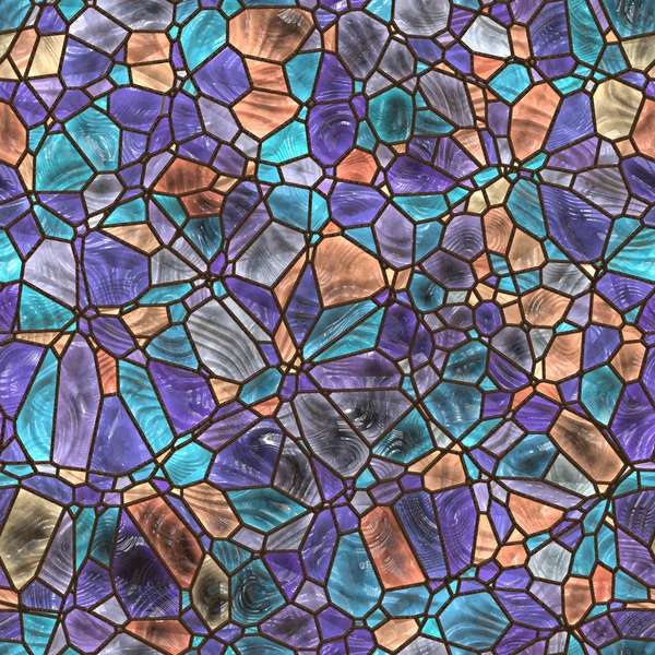 Glas mosaik sömlös genereras textur — Stockfoto