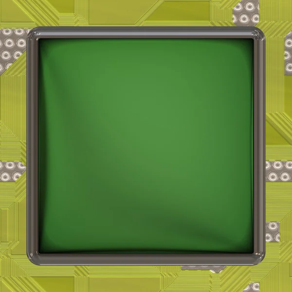 Pantalla LCD en la textura del circuito generado —  Fotos de Stock