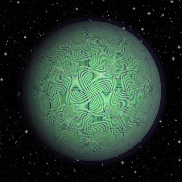 Abstrakter Planet erzeugt Textur Hintergrund — Stockfoto