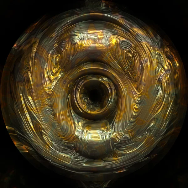Абстрактная гипер-стеклянная текстура шара — стоковое фото
