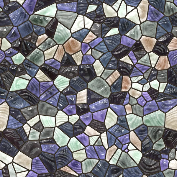 Glass mosaic seamless generated texture — Stock Photo, Image