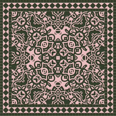 Dekoratif Karo oluşturulan doku