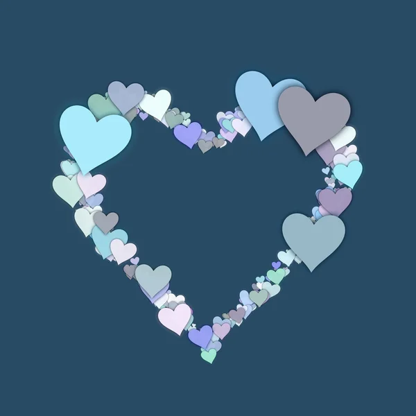 Love heart Valentine shape — Stock Photo, Image
