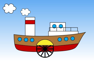 buharlı gemi