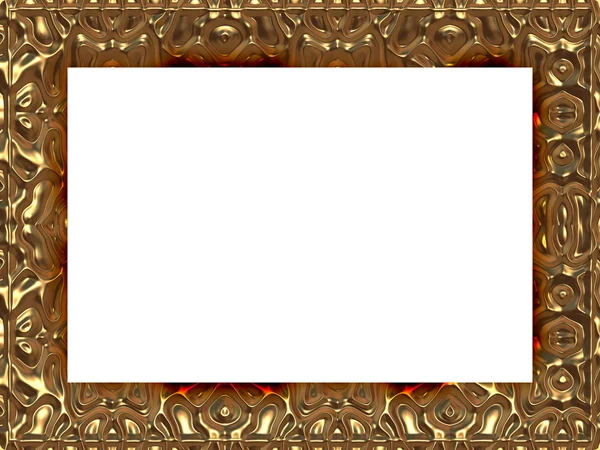 Frame in baroque style generated texture — Stock Photo, Image