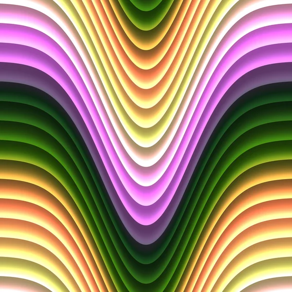 Kleur golven gegenereerd naadloze textuur — Stockfoto