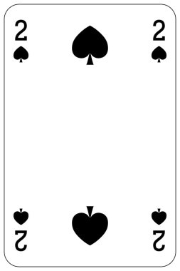 Poker oyun kağıdı 2 maça