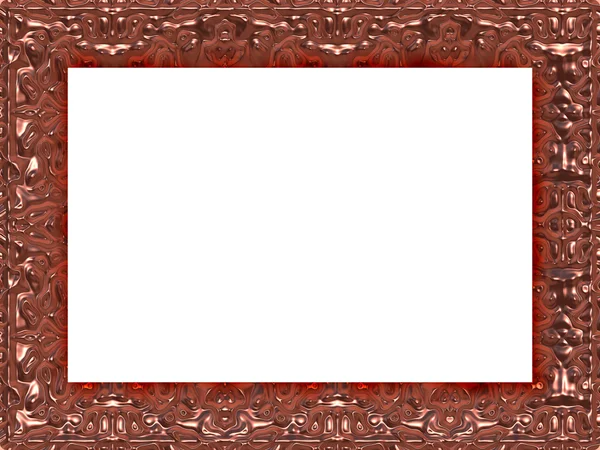 Ramka w stylu barokowym generowane tekstury — Zdjęcie stockowe