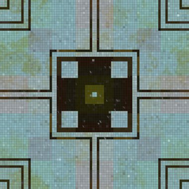 Çini mozaik sorunsuz doku oluşturulan