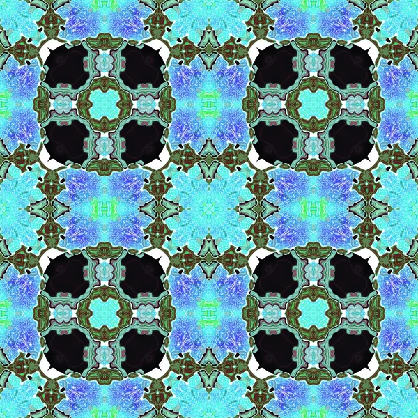 Kaleidoscopic ornamental pattern — Stock Photo, Image