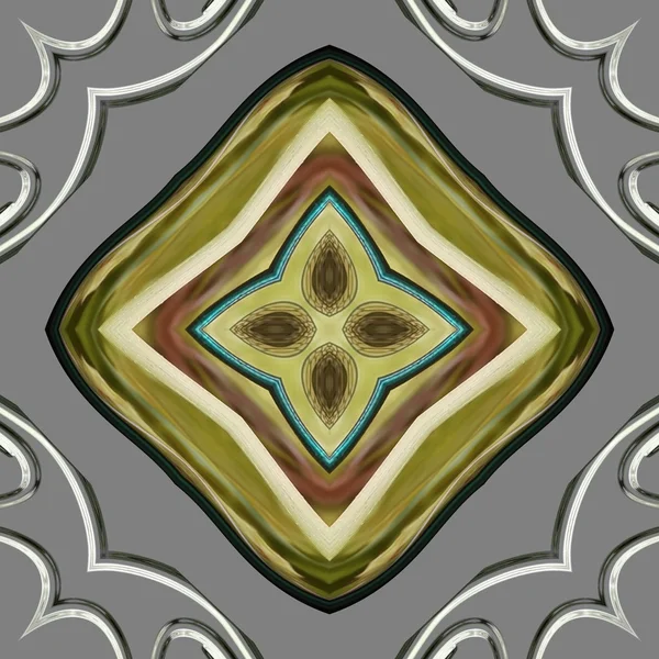 Azulejo padrão ornamental — Fotografia de Stock