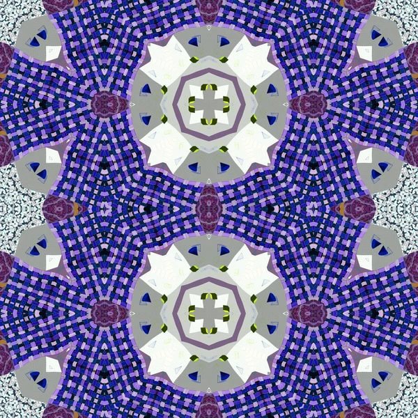 Kaleidoscopic ornamental pattern — Stock Photo, Image