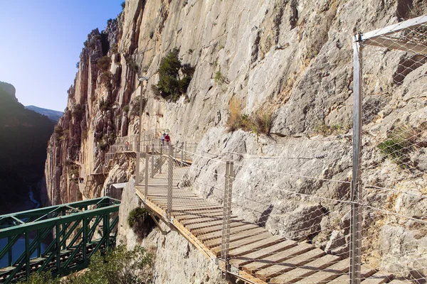 "Caminito del Rey" route. Malaga, Spain. — Stock fotografie