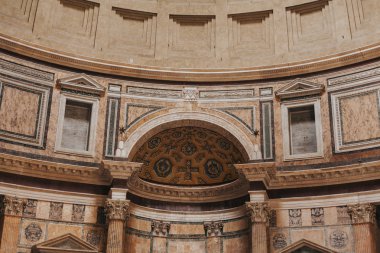 Pantheon. İç görünüm. Roma, İtalya.