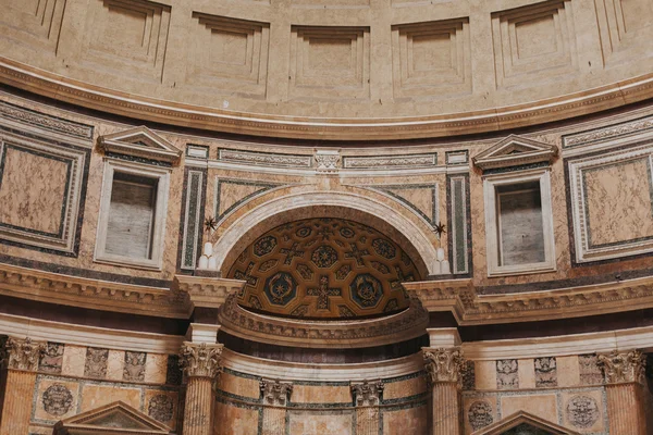 Het Pantheon. Inside view. Rome, Italië. — Stockfoto