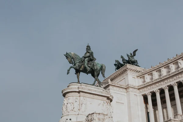 Monumento Victor Emmanuel em Il Vittoriano em Roma, Itália . — Fotografia de Stock