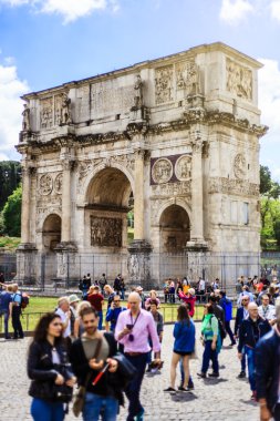 Konstantin arch, Roma, İtalya.