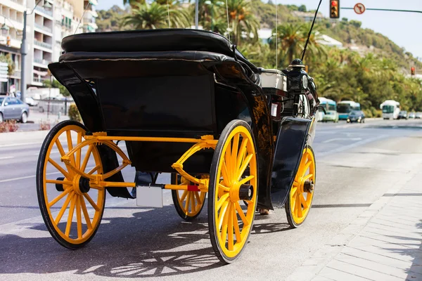 Horse carriage parked in andalusia, spain — Stock Photo, Image