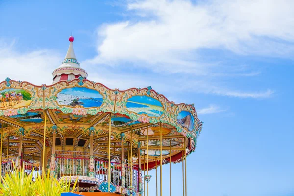 Kind carrousel — Stockfoto