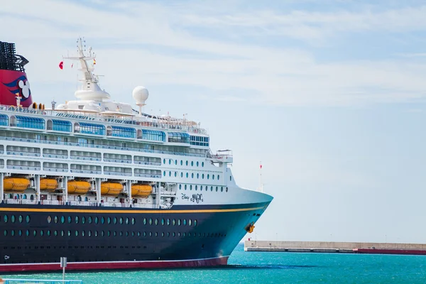 8 Eylül 2014: Cruise liner Disney Magic Malaga bağlantı noktası,